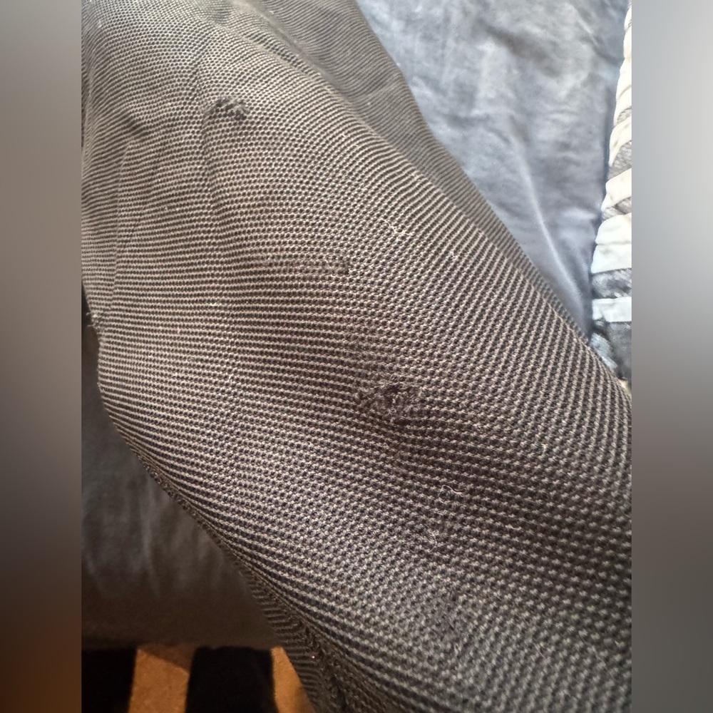 NWT Burberry Black Long Sleeve Cotton Shirt with small cuts in sleeve - Picture 12 of 16